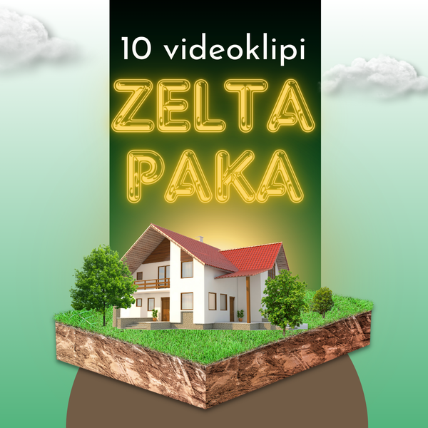 ZELTA paka ar 10 video klipiem+drons,publicēs TikTok,Facebook,Instagram(lasīt apakšā pilnu aprakstu)