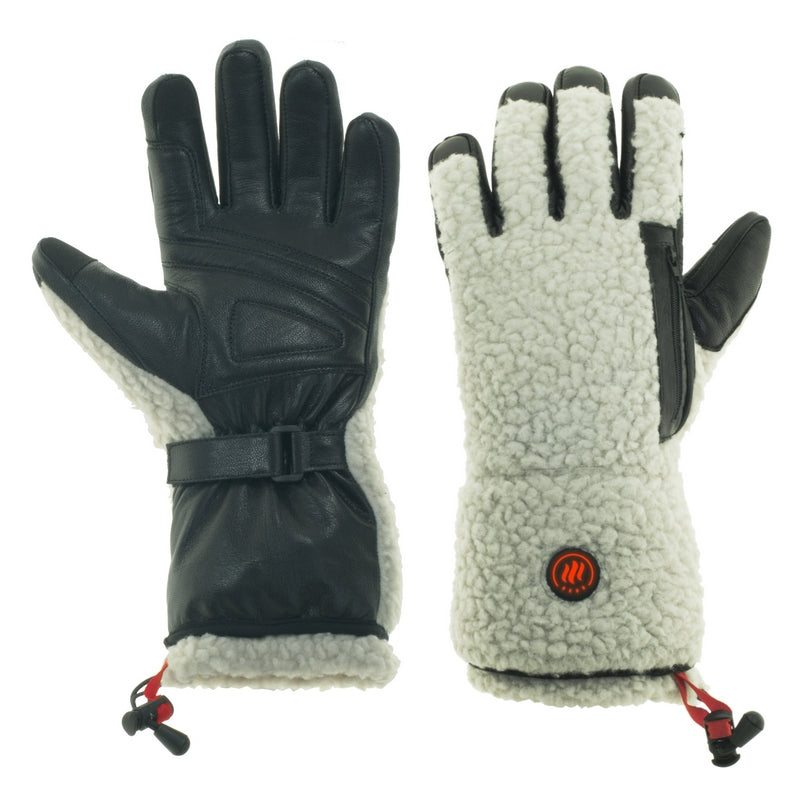 Sheep wool heated gloves l size