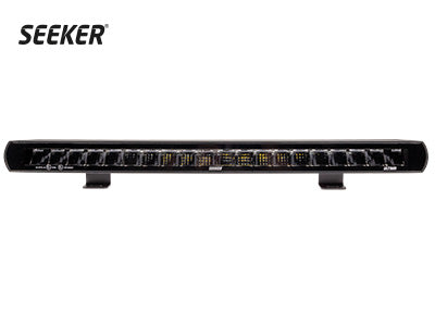 LED lineārais darba lukturis, SEEKER® Ultima 20 izliekts dizains. 20 x Philips Zes LED diodes, 5000K, IP68, svars 1,4 kg, pilna jauda 4800lm