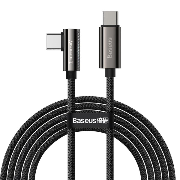 Fast charging cable for smart devices with transition from USB to Type-C USB, black. Cable length 1.0m. Forever Mobile