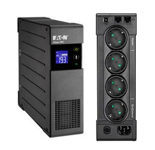UPS continuous power supply with 4 rosettes. The power 400W provides up to 9 minutes. Suitable for office or home use in cases where electricity has been temporarily lost.