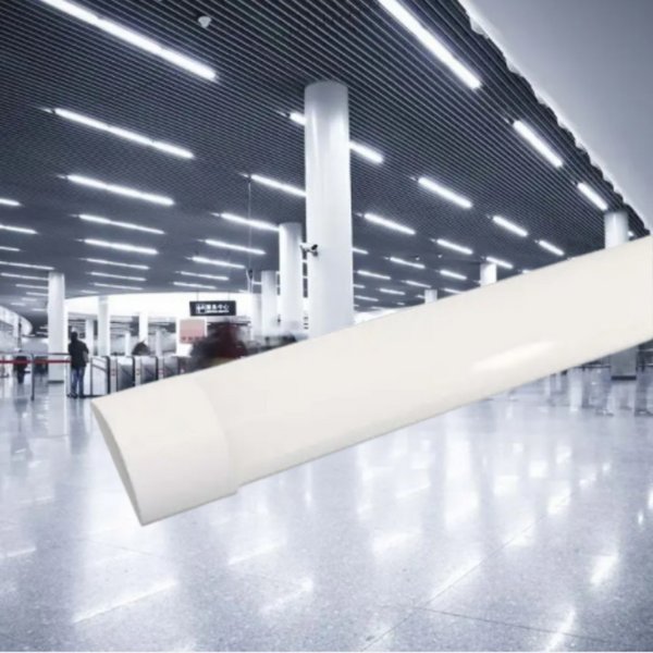 LED linear top pattern, power 40W (4800lm), length 120cm, neutral white light 4000K, no plug (wire connection), warranty 5 years, white, V-TAC/Samsung