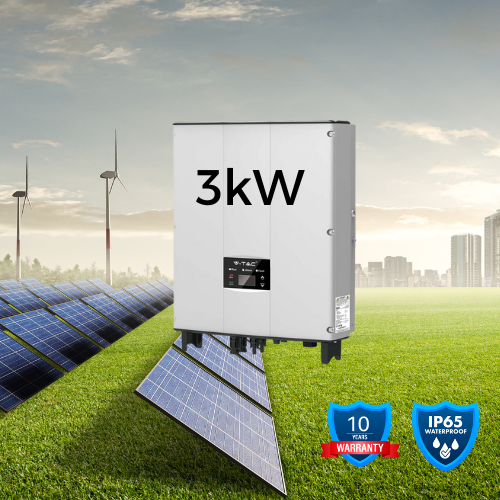 3 kW single -phase network inverter. "Distribution Network" verified, available for selection. A ten -year warranty. Ip66