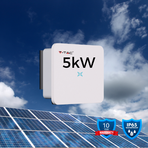 5 kW of three -phase network certified inverter. To order. A ten -year warranty. Ip66