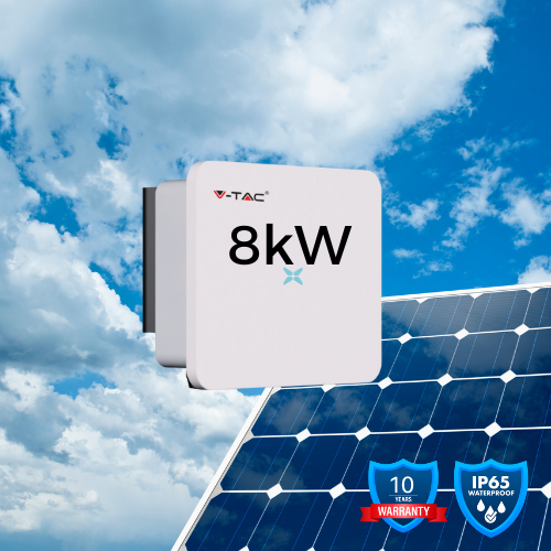 8 kW three -phase network certified inverter. To order. A ten -year warranty. Ip66