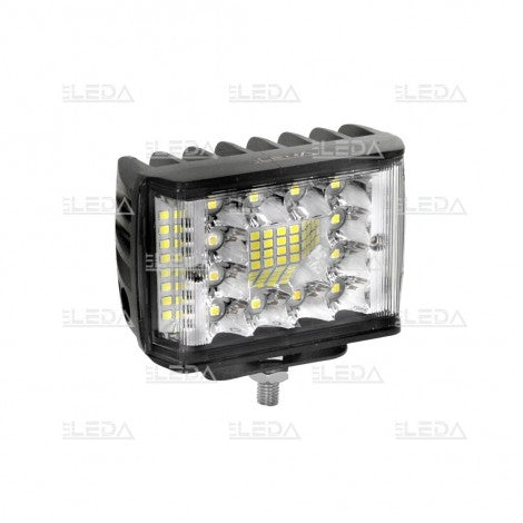 LED work lamp16W (1710lm), 10-30V, water safety degree IP67, cold white light 6000K, black.