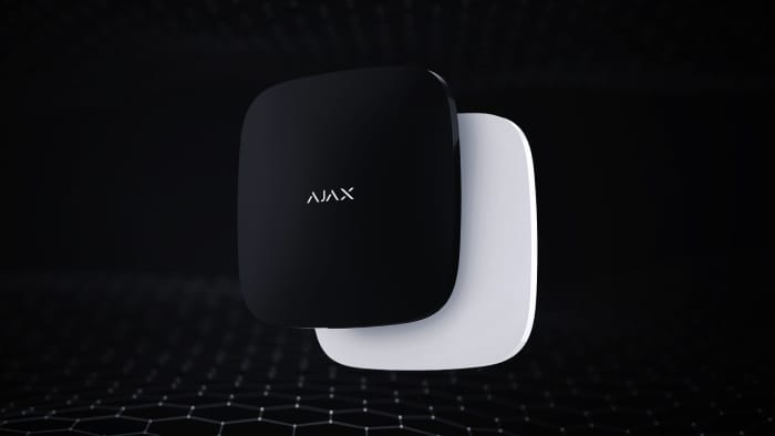 AJAX Drošības Centrāle Hub 2 Plus ar WI-FI, Ethernet un 2 4G SIM slotiem, detektoru uzraudzības funkciju, trauksmes signālu sūtīšanu un foto verifikācijas detektoru pieslēgšanu Melnā vai Baltā krāsā