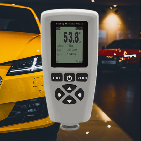 Professional car, moto color thickness meter EC-770 with LCD display and suitcase