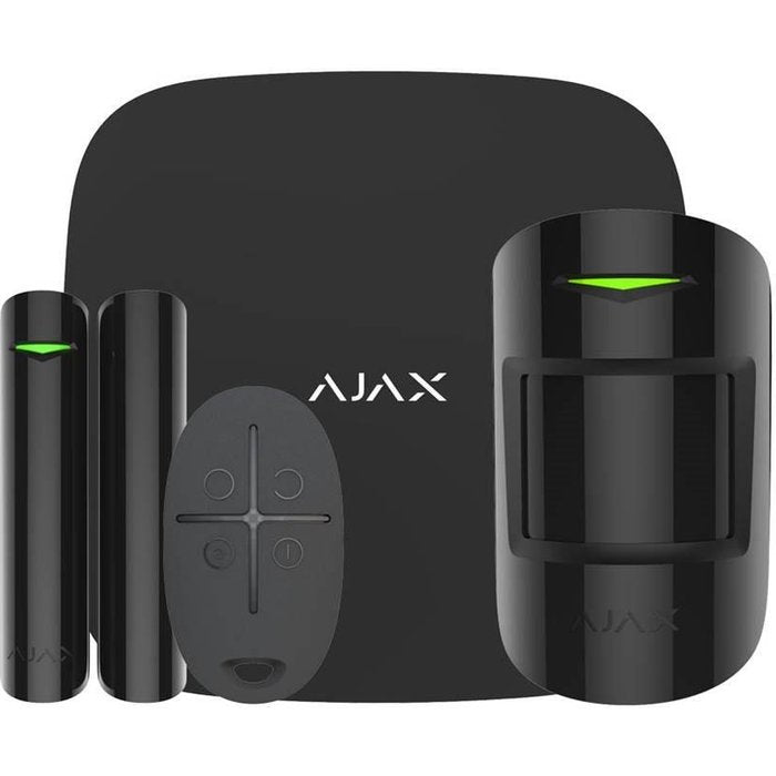 For a one-room apartment for wireless security system start kit in Ajax black
