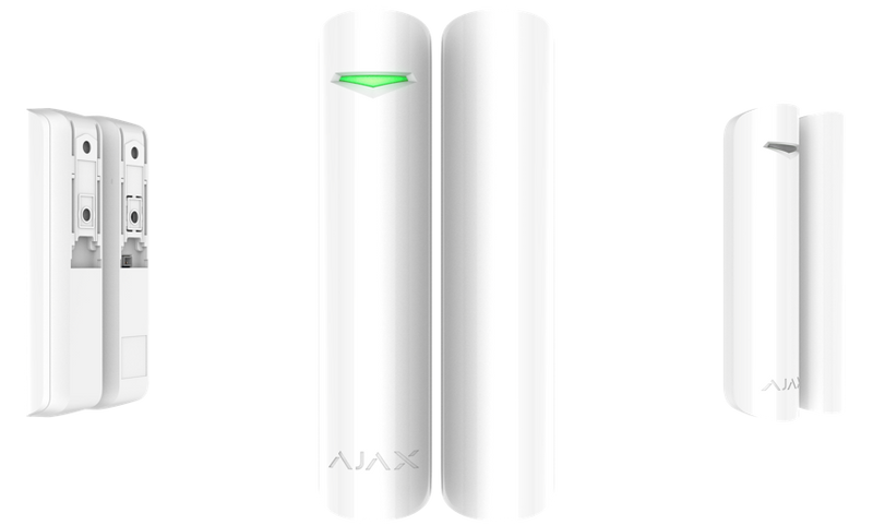 AJAX Bezvadu drošības durvju kontakts DoorProtect Melnā vai Baltā krāsā