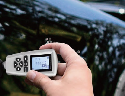 Professional car, moto color thickness meter EC-770 with LCD display and suitcase