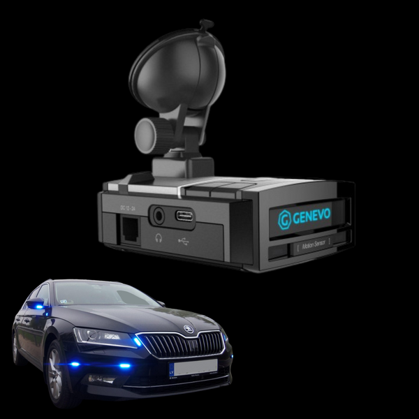 The Genevo Max radar detector with light, gesture and noise sensors, an uncomfortable, long -term radar detector, without false signals and GPS photo radar database. RDD immune (for cars with UV windshield coating equipment will not work fully)