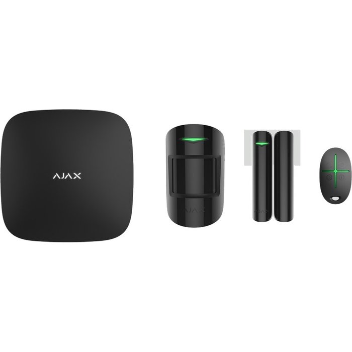 For a one-room apartment for wireless security system start kit in Ajax black